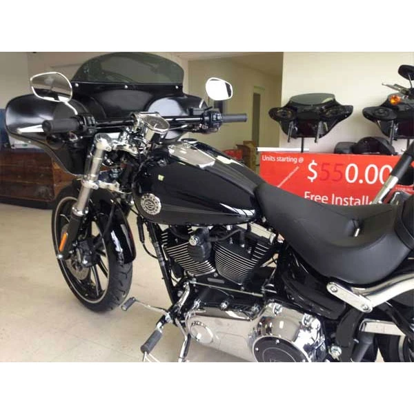 Reckless Motorcycles Batwing Fairing With Stereo Dyna Breakout 10 Reckless Motorcycles Batwing Fairing With Stereo Dyna Breakout - Image 8