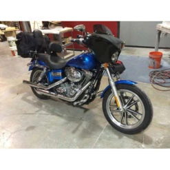 Reckless Motorcycles Batwing Fairing For Harley Softail Deuce -Scootik Bike Shop reckless motorcycles ss011d batwing fairing image8