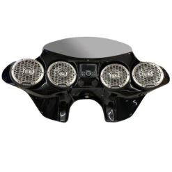 Reckless Motorcycles Night Fury Batwing Fairing With Stereo -Scootik Bike Shop reckless nightfury batwing fairing 2