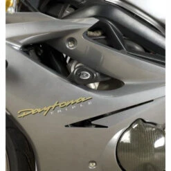R&G Aero Style Frame Sliders "No Cut" For Triumph Daytona 675R 10 R&G Aero Style Frame Sliders "No Cut" For Triumph Daytona 675R -Scootik Bike Shop rg aero frame sliders triumph daytona 675r 03