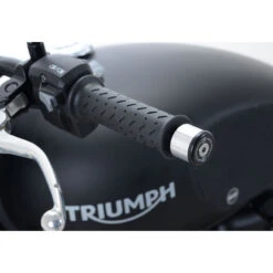 R&G BE0104BK Bar End Sliders For Triumph Street Twin (2016-) -Scootik Bike Shop rg be0104bk bar end sliders image3