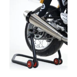 R&G CR0055BK Offset Cotton Reels Triumph Thruxton 1200 / R 16-up / Street Twin 2016 -Scootik Bike Shop rg cr0055bk offset cotton reels image6