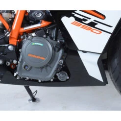 R&G ECS0123BK Engine Case Slider, Right Side For KTM RC390 (2017-) -Scootik Bike Shop rg ecs0123bk engine case slider image3