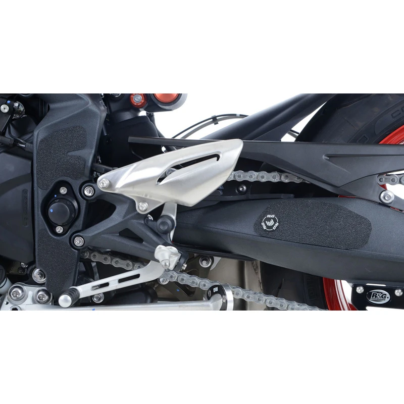 R&G EZBG803BL Boot Guard 6-Piece Kit For Triumph Street Triple R / RX (2013-) 3 R&G EZBG803BL Boot Guard 6-Piece Kit For Triumph Street Triple R / RX (2013-)