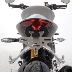 R&G LP0320SS Tail Tidy, Stainless Steel For Triumph Speed Triple 1200 RS (2020-) -Scootik Bike Shop rg lp0320ss tail tidy stainless steel image3