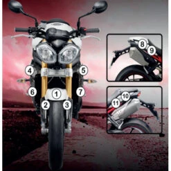 R&G SCPTRI001 Paint Protection Film For Triumph Speed Triple / R / S '11-'17 -Scootik Bike Shop rg racing scptri001 paint protection film image5
