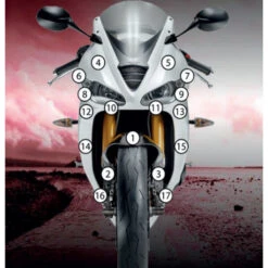 R&G SCPTRI004 Second Skin Paint Protection Film For Triumph Daytona 675 (2013-) -Scootik Bike Shop rg racing scptri004 paint protection film image5