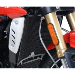R&G RAD0202 Radiator Guard For Triumph Speed Triple R / S / RS (2016-) -Scootik Bike Shop rg rad0202 radiator guard image3