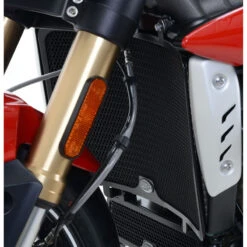 R&G RAD0202 Radiator Guard For Triumph Speed Triple R / S / RS (2016-) -Scootik Bike Shop rg rad0202 radiator guard image4