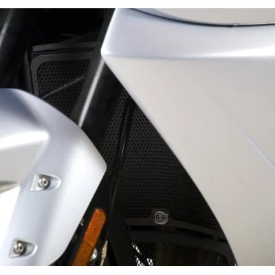 R&G Radiator Guard Black For Triumph 1200 Trophy '13-up 3 R&G Radiator Guard Black For Triumph 1200 Trophy '13-up