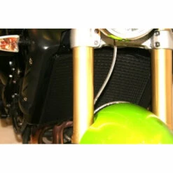 R&G Radiator Guard Black For Triumph Street Triple '08-'12 -Scootik Bike Shop rg radiator guard triumph street triple 12 03