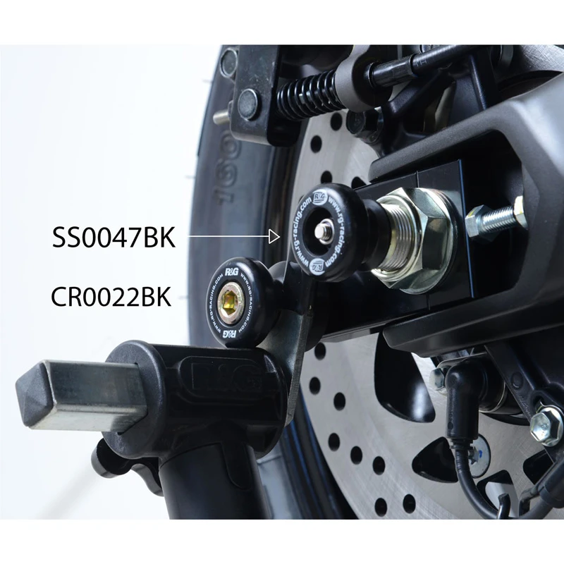R&G SS0047BK Rear Spindle Sliders For Yamaha T-MAX 530 (2017-) 4 R&G SS0047BK Rear Spindle Sliders For Yamaha T-MAX 530 (2017-) - Image 2