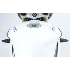 R&G TS0017C Carbon Kevlar Tank Sliders Triumph Daytona 675, & Street Triple R, S & RS 765 (2018-) -Scootik Bike Shop rg ts0017c carbon kevlar tank sliders image4