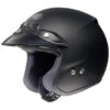 Shoei RJ-Platinum R Open Face Helmet Matte Black -Scootik Bike Shop rjr mt black