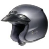 Shoei RJ-Platinum R Open Face Helmet Pearl Grey -Scootik Bike Shop rjr p grey