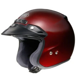 Shoei RJ-Platinum R Open Face Helmet Wine Red
