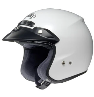 Shoei RJ-Platinum R Open Face Helmet White 3 Shoei RJ-Platinum R Open Face Helmet White