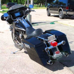 TKY GPS Batwing Fairing With Full GPS Stereo 6" X 9" Marine Speakers Installed 21 TKY GPS Batwing Fairing With Full GPS Stereo 6" X 9" Marine Speakers Installed -Scootik Bike Shop road king gps fairing b