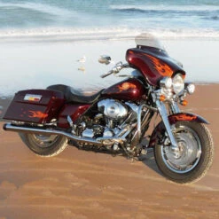 TKY GPS Batwing Fairing With Full GPS Stereo 6" X 9" Marine Speakers Installed 22 TKY GPS Batwing Fairing With Full GPS Stereo 6" X 9" Marine Speakers Installed -Scootik Bike Shop road king gps fairing e