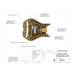Saddlemen Sport Style Gel Channel Solo Seat For Triumph 675R (2013-current) -Scootik Bike Shop saddlemen 0810 1513 sport gel channel solo seatr image4