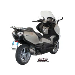 SC-Project B15-12C Oval Exhaust For BMW C650GT (2016-) -Scootik Bike Shop sc project b15 12c oval exhaust image4