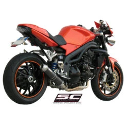 SC-Project T01-L03 Low Mount GP-EVO Exhaust For Triumph Speed Triple (2007-2010)