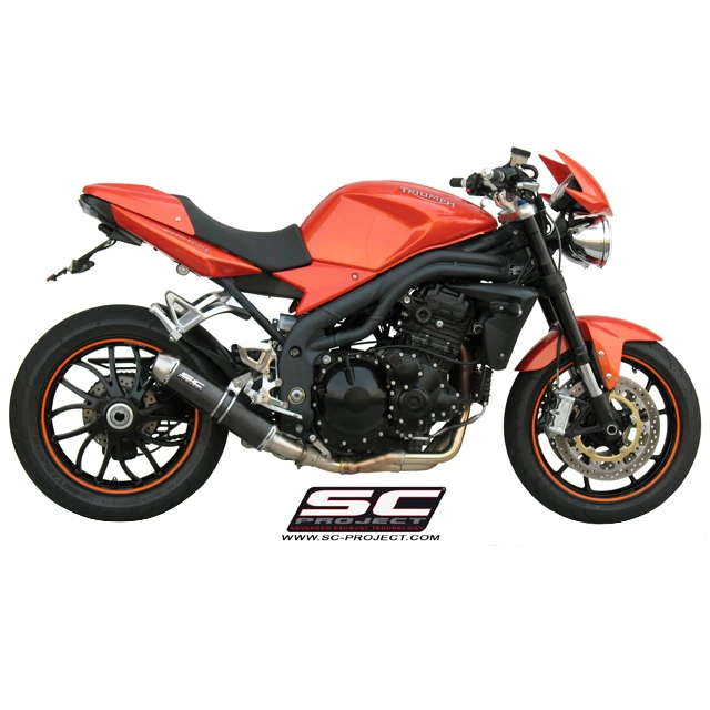 SC-Project T01-L03 Low Mount GP-EVO Exhaust For Triumph Speed Triple (2007-2010) 4 SC-Project T01-L03 Low Mount GP-EVO Exhaust For Triumph Speed Triple (2007-2010) - Image 2