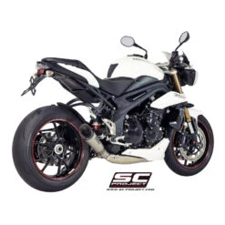 SC-Project T05-LT41T S1 Exhaust For Triumph Speed Triple (2011-2015) -Scootik Bike Shop sc project t05 lt41t s1 exhaust image3