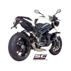 SC-Project T05-LT41T S1 Exhaust For Triumph Speed Triple (2011-2015) -Scootik Bike Shop sc project t05 lt41t s1 exhaust image5