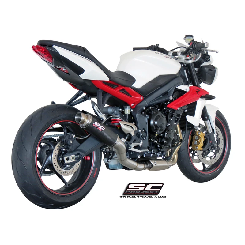 SC-Project T13-18C GP M2 Exhaust For Triumph Street Triple / R / RX (2013-2016) 4 SC-Project T13-18C GP M2 Exhaust For Triumph Street Triple / R / RX (2013-2016) - Image 2