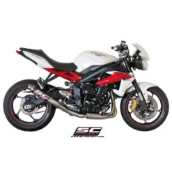 SC-Project T13-18C GP M2 Exhaust For Triumph Street Triple / R / RX (2013-2016) 11 SC-Project T13-18C GP M2 Exhaust For Triumph Street Triple / R / RX (2013-2016) -Scootik Bike Shop sc project t13 18c gp m2 exhaust image5