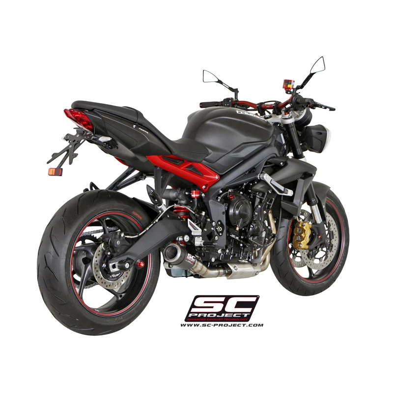 SC-Project T13-38C CR-T Exhaust For Triumph Street Triple / R / RX (2013-2016) 4 SC-Project T13-38C CR-T Exhaust For Triumph Street Triple / R / RX (2013-2016) - Image 2