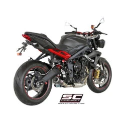 SC-Project T13-38C CR-T Exhaust For Triumph Street Triple / R / RX (2013-2016) 9 SC-Project T13-38C CR-T Exhaust For Triumph Street Triple / R / RX (2013-2016) -Scootik Bike Shop sc project t13 38c cr t exhaust image3