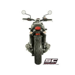 SC-Project T14-D37A70S Dual Conic 70s Style Exhaust For Triumph Street Twin (2016-) -Scootik Bike Shop sc project t14 d37a70sal conic 70s style exhaust image8