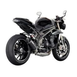 SC-Project T16-L12C Oval Low Mount Exhaust For Triumph Speed Triple R / S (2016-)