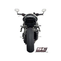 SC-Project T16-L12C Oval Low Mount Exhaust For Triumph Speed Triple R / S (2016-) -Scootik Bike Shop sc project t16 l12c oval low mount exhaust image4