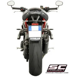 SC-Project T16-L35C Conic Slip-on Exhaust For Triumph Speed Triple 1050 (2016-2017) -Scootik Bike Shop sc project t16 l35c conic slip on exhaust image7