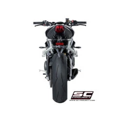 SC-Project T18-93 SC1-R Slip-on Exhaust For Street Triple 765 S/R/RS (2017-) -Scootik Bike Shop sc project t18 93 sc1 r slip on exhaust image7
