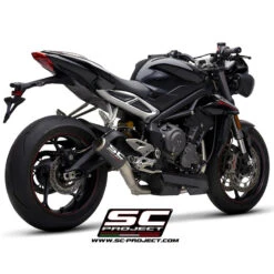SC-Project T18-CH38 CR-T 3-1 Full Exhaust Triumph Street Triple 765 S/R/RS (2017-) -Scootik Bike Shop sc project t18 ch38 cr t 3 1 full exhaust image3