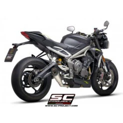 SC-Project T18-LTS41 S1 Slip-on Exhaust For Triumph Street Triple R/RS (2020-) -Scootik Bike Shop sc project t18 lts41 s1 slip on exhaust image6