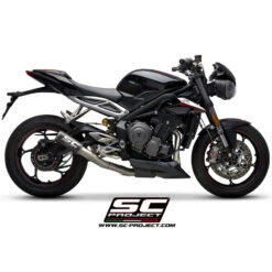 SC-Project T18-TCH38 CR-T 3-1 Full Exhaust Triumph Street Triple 765 S/R/RS (2017-) -Scootik Bike Shop sc project t18 tch38 cr t 3 1 full exhaust image4