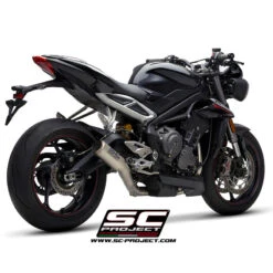 SC-Project T18-TCH38 CR-T 3-1 Full Exhaust Triumph Street Triple 765 S/R/RS (2017-) -Scootik Bike Shop sc project t18 tch38 cr t 3 1 full exhaust image6