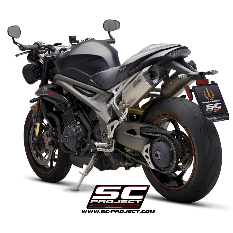 SC-Project T22-115 SC1-M Slip-on Exhaust For Triumph Speed Triple 1050 (2018-) 13 SC-Project T22-115 SC1-M Slip-on Exhaust For Triumph Speed Triple 1050 (2018-) - Image 11