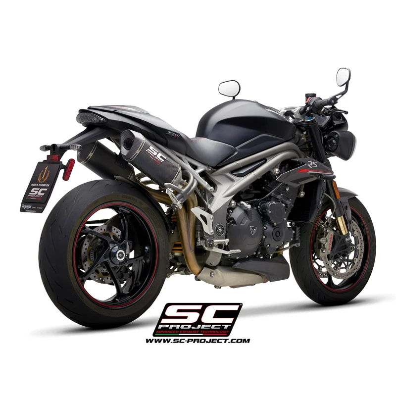 SC-Project T22-115 SC1-M Slip-on Exhaust For Triumph Speed Triple 1050 (2018-) 4 SC-Project T22-115 SC1-M Slip-on Exhaust For Triumph Speed Triple 1050 (2018-) - Image 2