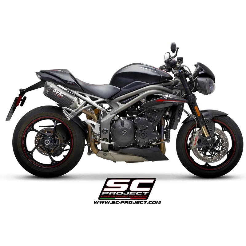 SC-Project T22-115 SC1-M Slip-on Exhaust For Triumph Speed Triple 1050 (2018-) 5 SC-Project T22-115 SC1-M Slip-on Exhaust For Triumph Speed Triple 1050 (2018-) - Image 3