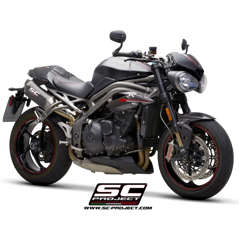 SC-Project T22-115 SC1-M Slip-on Exhaust For Triumph Speed Triple 1050 (2018-) 6 SC-Project T22-115 SC1-M Slip-on Exhaust For Triumph Speed Triple 1050 (2018-) - Image 4