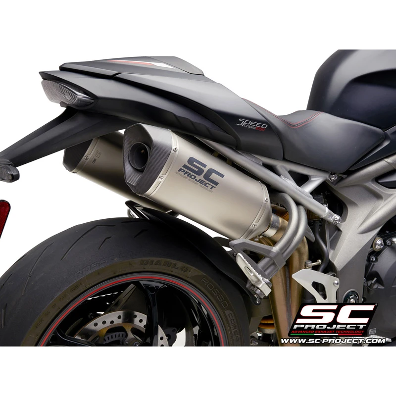 SC-Project T22-115 SC1-M Slip-on Exhaust For Triumph Speed Triple 1050 (2018-) 9 SC-Project T22-115 SC1-M Slip-on Exhaust For Triumph Speed Triple 1050 (2018-) - Image 7