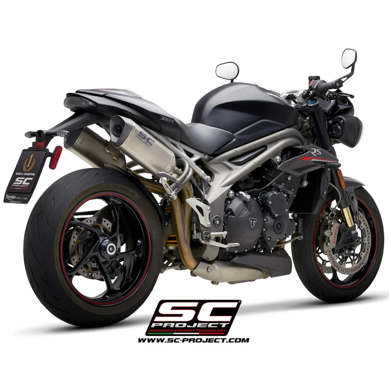 SC-Project T22-115 SC1-M Slip-on Exhaust For Triumph Speed Triple 1050 (2018-) 10 SC-Project T22-115 SC1-M Slip-on Exhaust For Triumph Speed Triple 1050 (2018-) - Image 8