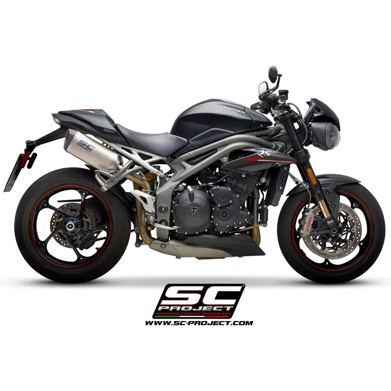 SC-Project T22-115 SC1-M Slip-on Exhaust For Triumph Speed Triple 1050 (2018-) 11 SC-Project T22-115 SC1-M Slip-on Exhaust For Triumph Speed Triple 1050 (2018-) - Image 9