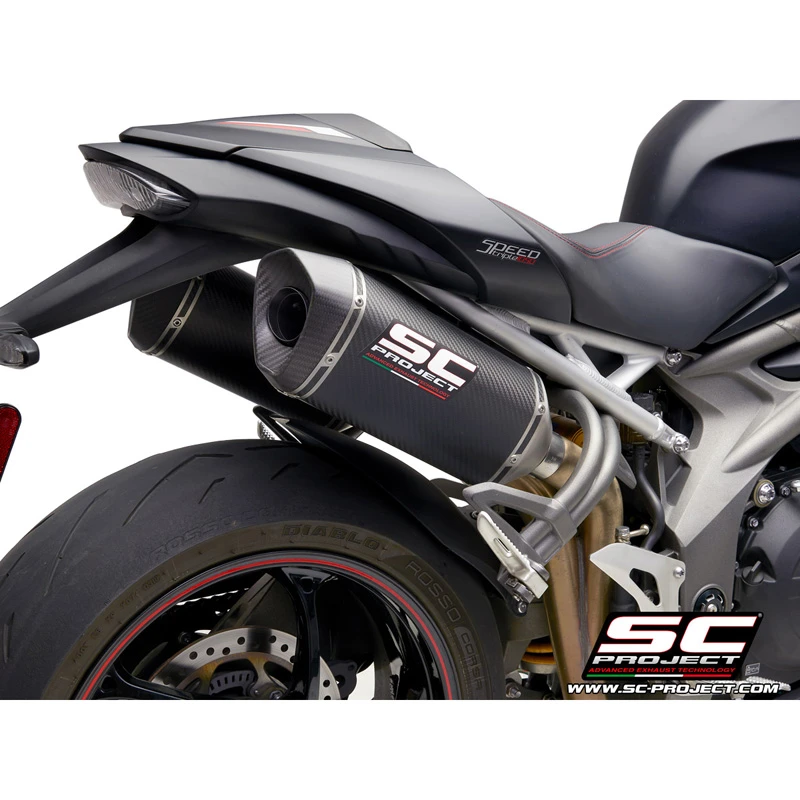 SC-Project T22-115 SC1-M Slip-on Exhaust For Triumph Speed Triple 1050 (2018-) 3 SC-Project T22-115 SC1-M Slip-on Exhaust For Triumph Speed Triple 1050 (2018-)